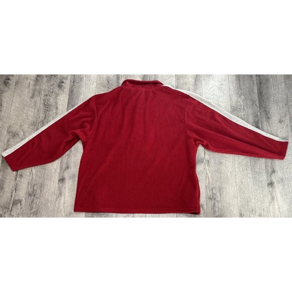 Alabama Fleece Pullover Jacket Mens XL 1/4 Zip Crimson‎ Tide University Y2K - Picture 2 of 7